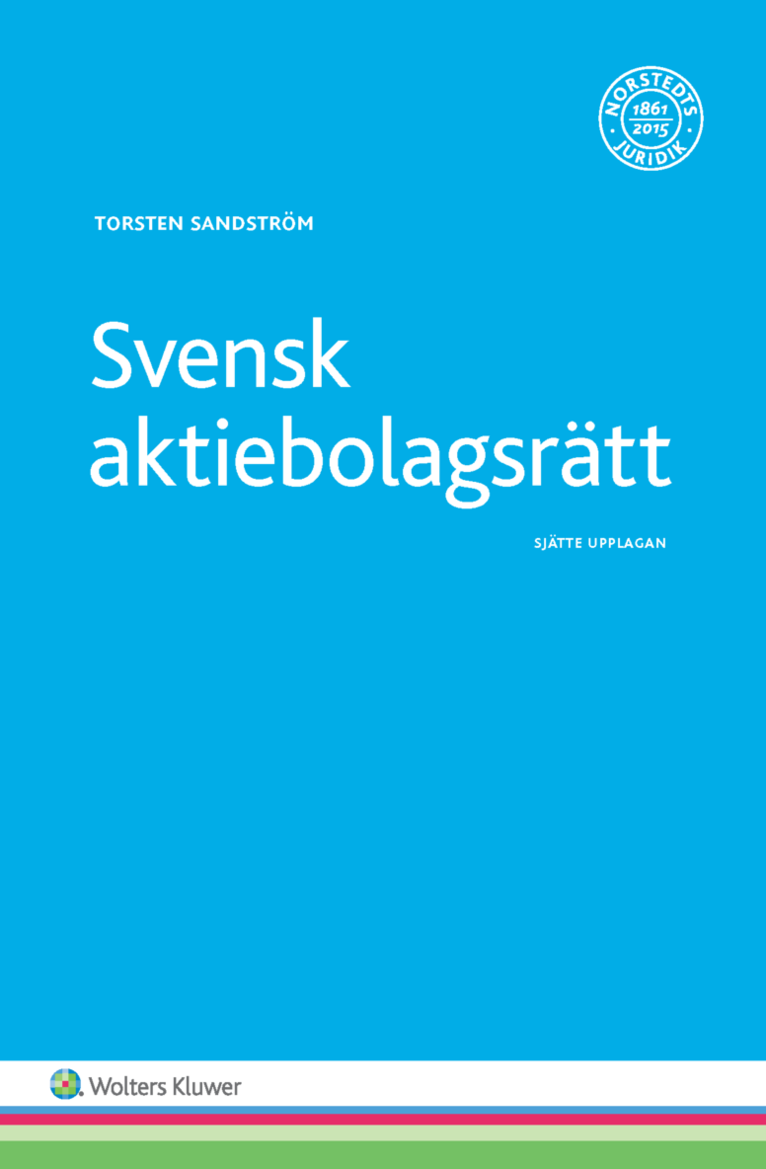 Torsten Sandström - Svensk aktiebolagsrätt, Häftad