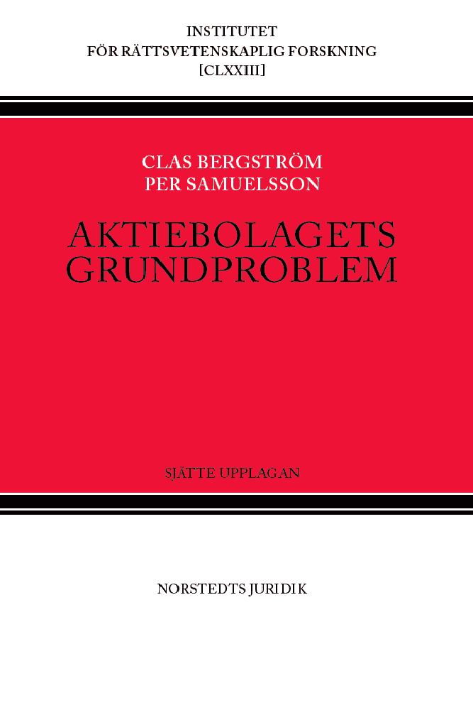 Clas Bergström, Per Samuelsson - Aktiebolagets grundproblem, Häftad