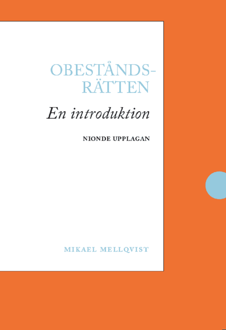 Mikael Mellqvist - Obeståndsrätten : en introduktion, Häftad