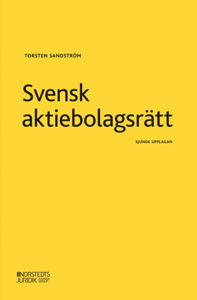 bokomslag Svensk aktiebolagsrätt