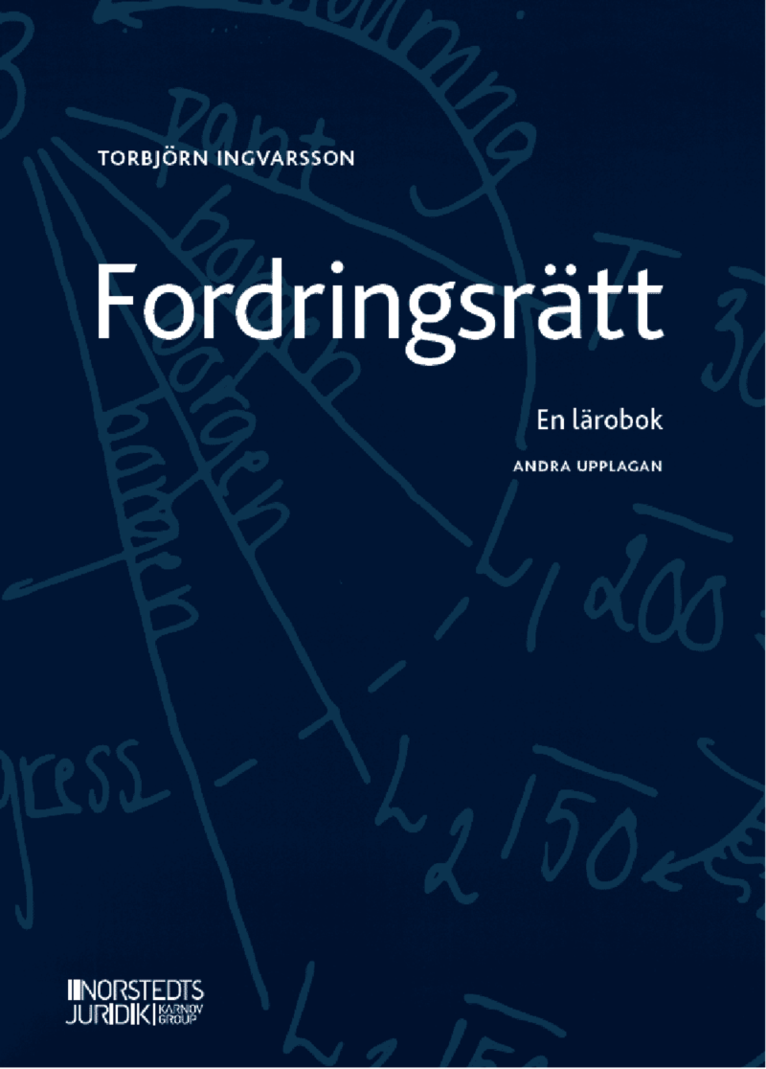 Torbjörn Ingvarsson - Fordringsrätt : en lärobok, Häftad