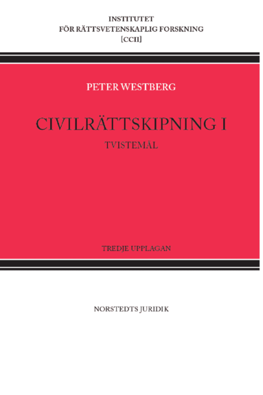 Peter Westberg - Civilrättskipning I. Tvistemål, Häftad