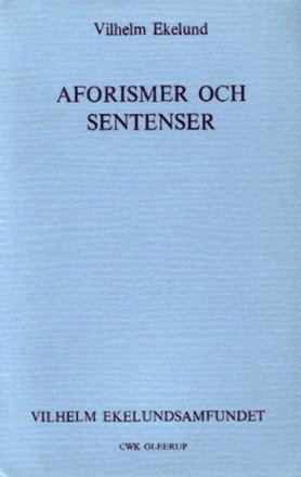 Aforismer och sentenser