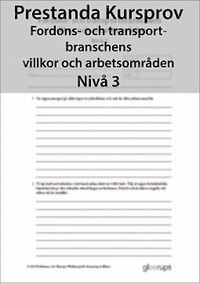 bokomslag Prestanda Kursprov Fordon- och transport. nivå 3, 8-pack