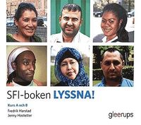 bokomslag SFI-boken LYSSNA! Kurs A och B, CD