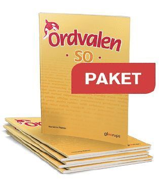 bokomslag Ordvalen SO Paketerbj 10 ex