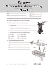 bokomslag Prestanda Kursprov Motor och kraftöverföring, nivå 1, 8-pack