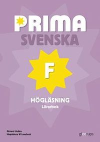 bokomslag Prima Svenska F Högläsning Lärarbok