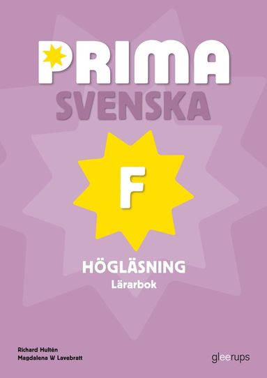 bokomslag Prima Svenska F Högläsning Lärarbok