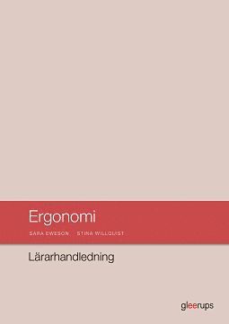 bokomslag Ergonomi, lärarhandledning