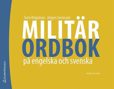 bokomslag Militärordbok på engelska och svenska