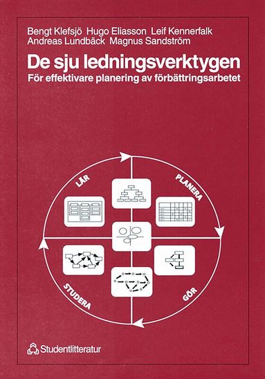 Bengt Klefsjö, Hugo Eliasson, Leif Kennerfalk, Andreas Lundbäck, Magnus Sandström - De sju ledningsverktygen - För effektivare planering av förbättringsarbetet, Häftad