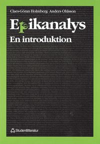 bokomslag Epikanalys : En Introduktion