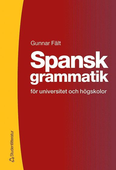 bokomslag Spansk grammatik