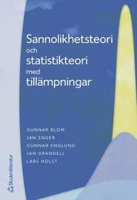 bokomslag Sannolikhetsteori och statistikteori med tillämpningar