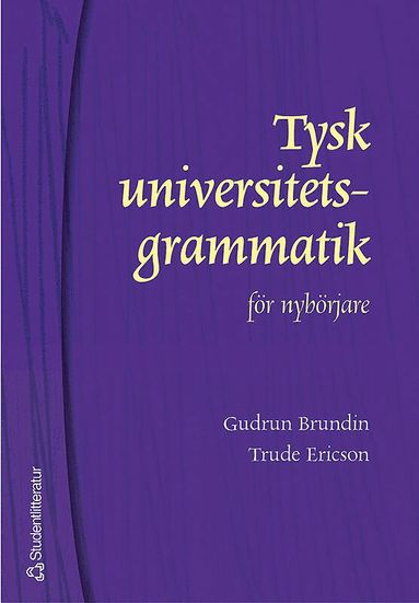 bokomslag Tysk universitetsgrammatik för nybörjare