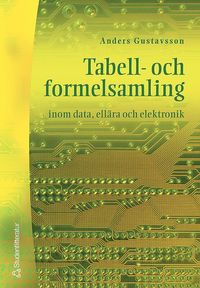bokomslag Tabell- och formelsamling inom data, ellära och elektronik