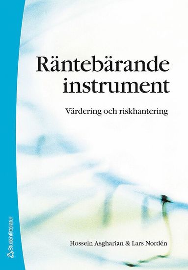 bokomslag Räntebärande instrument : värdering och riskhantering