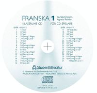 bokomslag Franska 1 Audio-cd