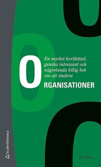 bokomslag Organisationer