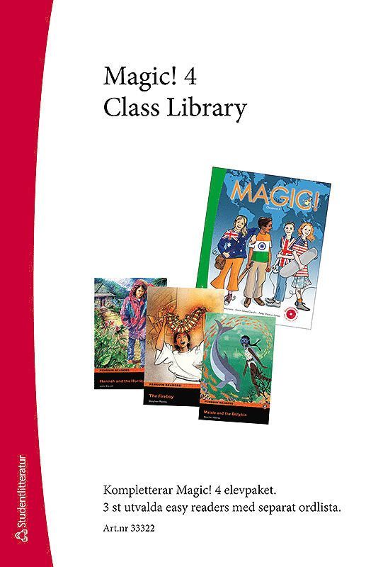 Magic! 4 Class Library - Easy Readers (3 st) med ordlista 1