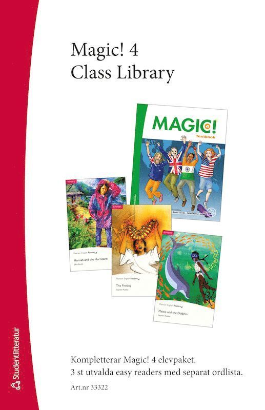 Magic! 4 Class Library - Easy Readers (3 st) med ordlista