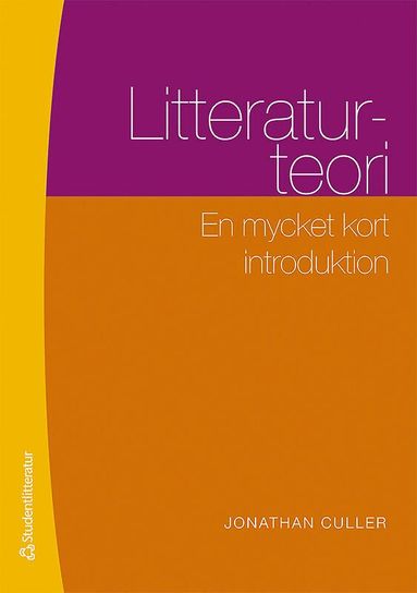 Johan Svedjedal, Jonathan Culler - Litteraturteori : en mycket kort introduktion, Häftad