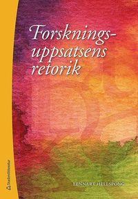 bokomslag Forskningsuppsatsens retorik