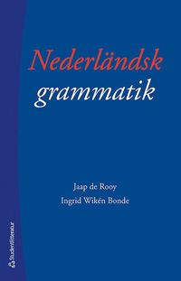 bokomslag Nederländsk grammatik