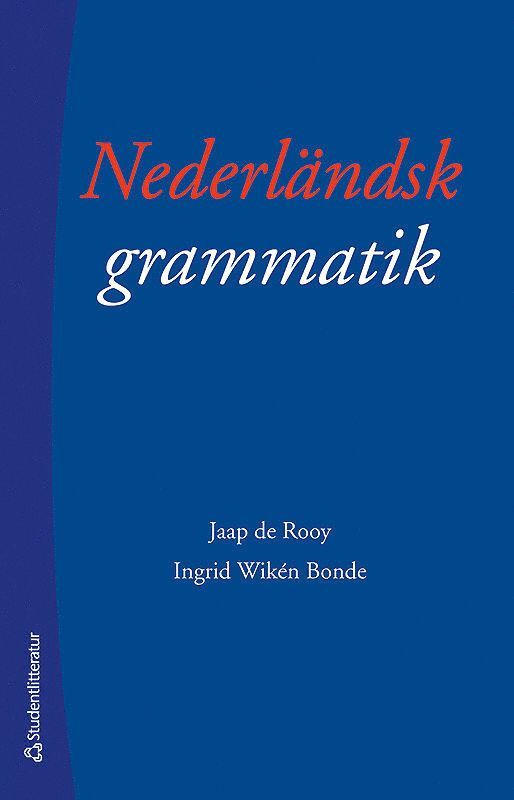 Nederländsk grammatik 1
