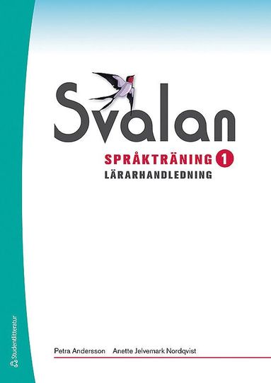 bokomslag Svalan Språkträning 1 Lärarhandledning