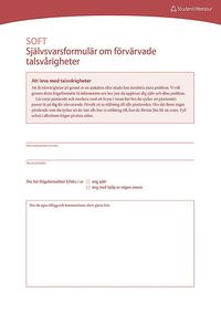 bokomslag Dysartri - SOFT - Självsvarsformulär om förvärvade talsvårigheter