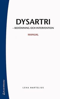 bokomslag Dysartri - Manual
