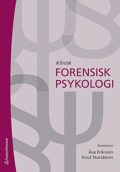 bokomslag Klinisk forensisk psykologi
