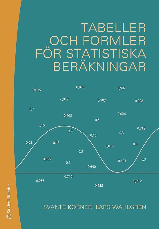 Svante Körner, Lars Wahlgren - Tabeller och formler för statistiska beräkningar, Häftad