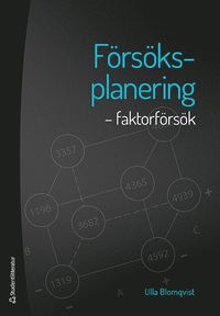 bokomslag Försöksplanering : faktorförsök