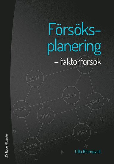 bokomslag Försöksplanering : faktorförsök