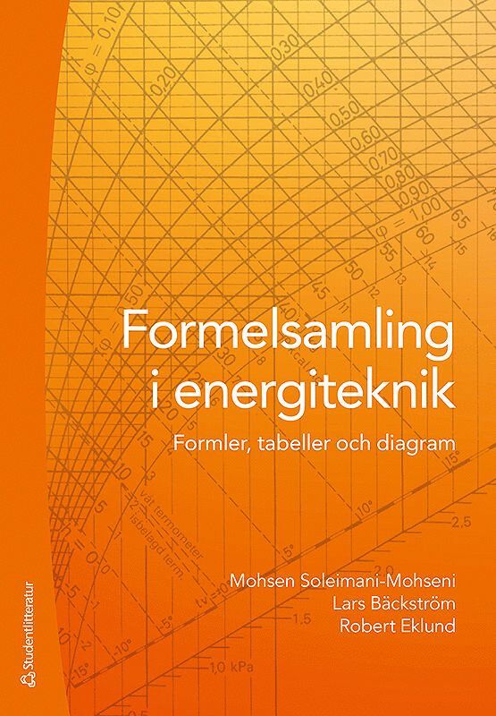 Mohsen Soleimani Mohseni, Lars Bäckström, Robert Eklund - Formelsamling i energiteknik - Formler, tabeller och diagram, Kartonnage