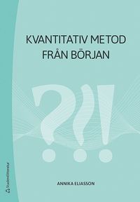 bokomslag Kvantitativ metod från början