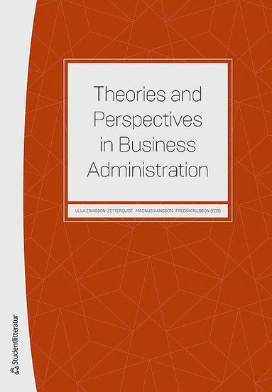 bokomslag Theories and perspectives in business administration