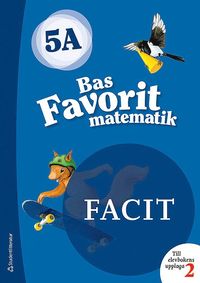 bokomslag Bas Favorit matematik 5A Facit till uppl.2, 5-pack