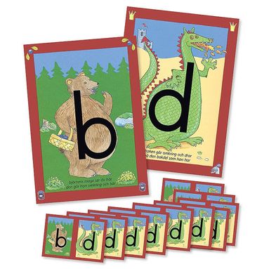 bokomslag b- och d-planscher (inkl. 10 småkort)