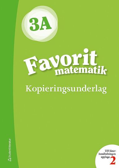 bokomslag Favorit matematik 3A Kopieringsunderlag