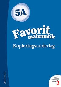 bokomslag Favorit matematik 5A Kopieringsunderlag