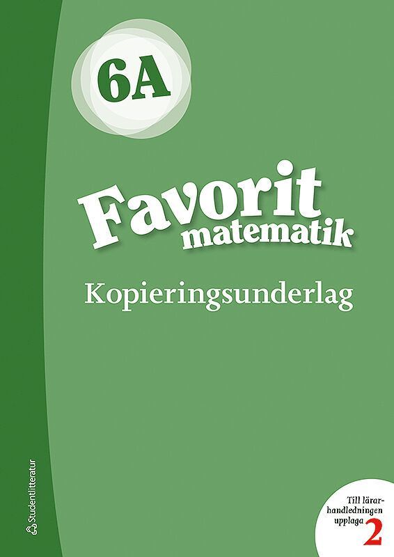 Favorit matematik 6A Kopieringsunderlag 1