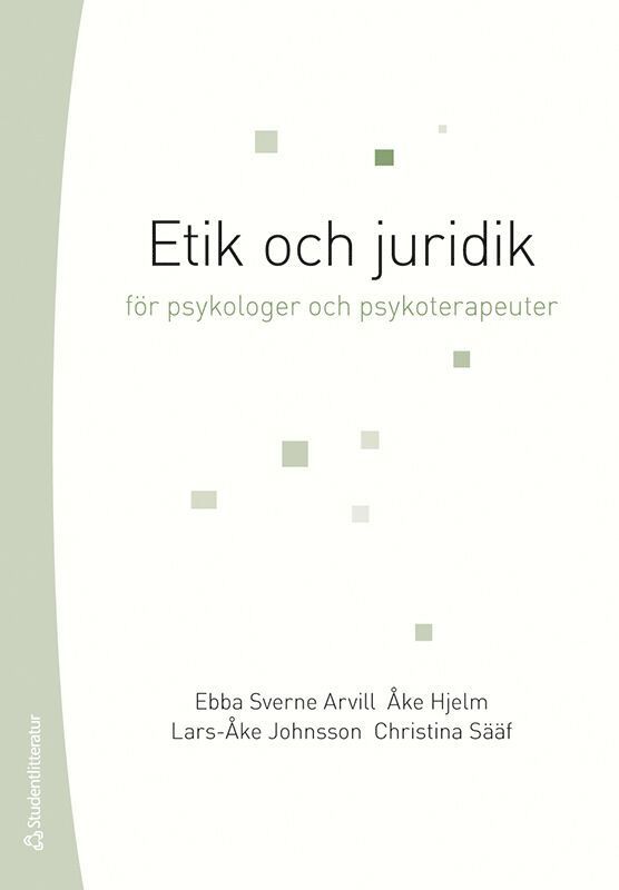 Etik och juridik för psykologer och psykoterapeuter 1
