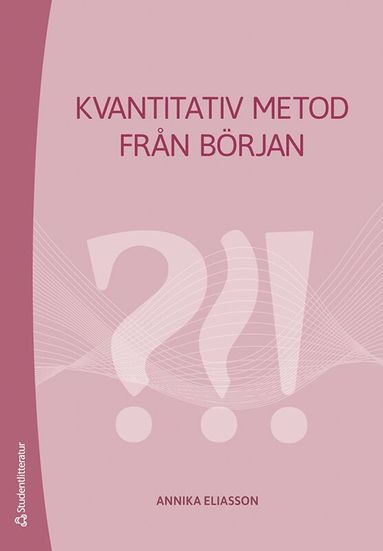 bokomslag Kvantitativ metod från början