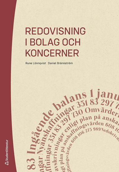 Rune Lönnqvist, Daniel Brännström - Redovisning i bolag och koncerner, Häftad