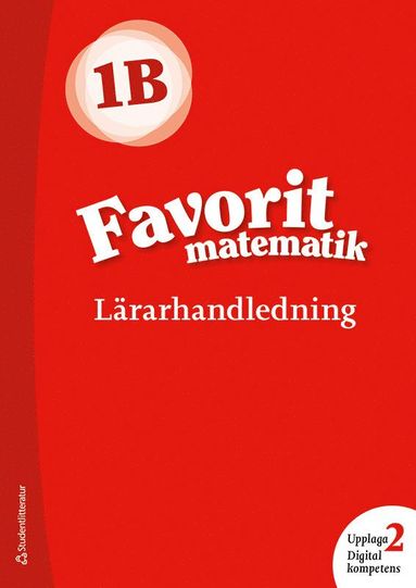 bokomslag Favorit matematik 1B Lärarpaket - Tryckt bok + Digital lärarlicens 36 mån