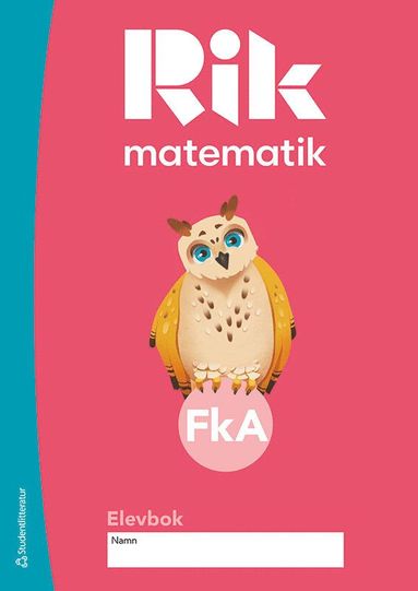 bokomslag Rik matematik Fk A Elevbok